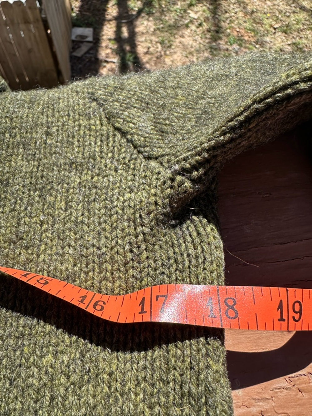 J. Crew green wool cardigan - Picture 5 of 8